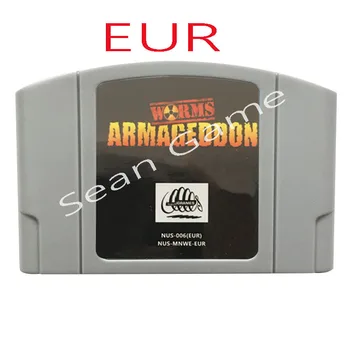 

High EUR PAL Quality Customer Cartridge Worms Armageddon Card for 64 Bit Video Game Console
