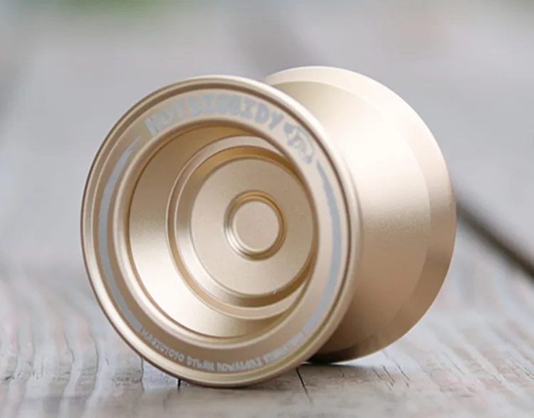 Новое поступление MAGICYOYO MAGIC Hotdiggidy-M07 первое поколение YOYO для профессионального йо-йо 6061 один металл - Цвет: gold