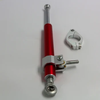 

Red Universal Motorcycle Stabilizer Damper Steering Safety Control 330mm Aluminum