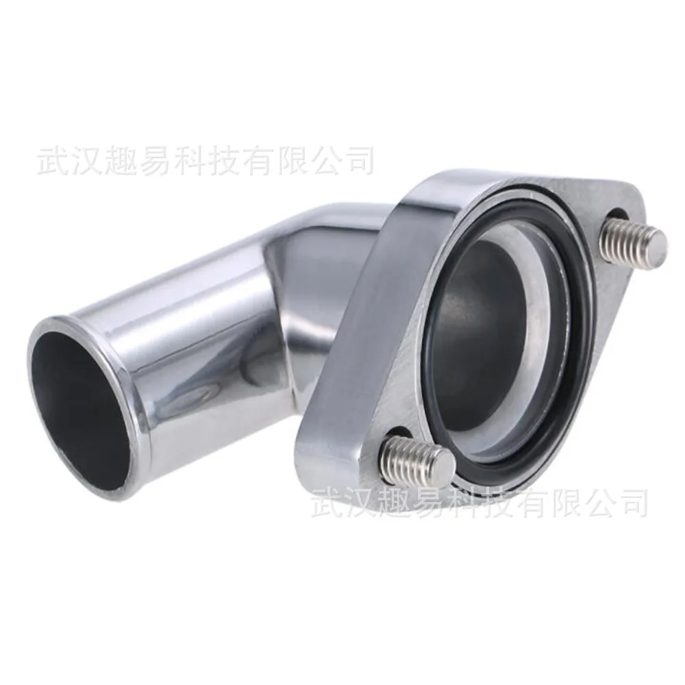 Подходит для Chevrolet 327 350 454 396sbc BBC полировка алюминия 15 ° вращающаяся водная горловина