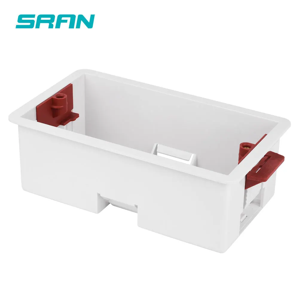 146 Type Dry Lining Box For Gypsum Board Plasterboad Drywall 47mm Depth Wall Switch BOX Wall Socket Cassette SRAN