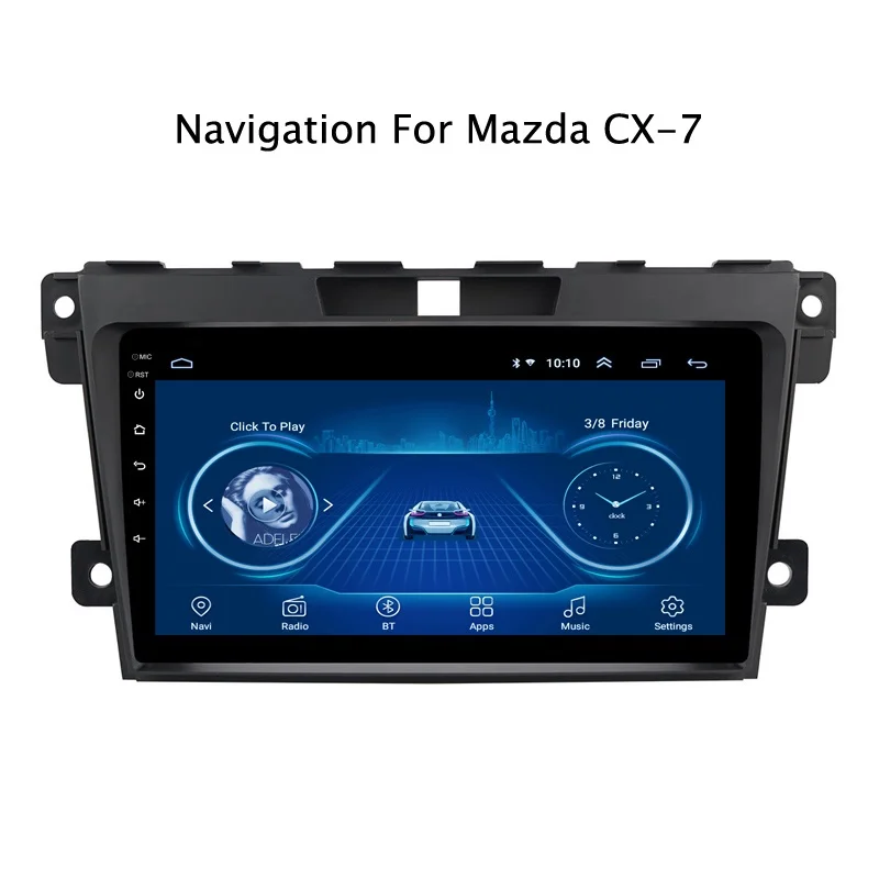 

Super Slim Touch Screen Android 9.1 GPS Navigation For Mazda Cx-7 cx7 cx 7 2008-2011 car radio Multimedia Bluetooth head unit