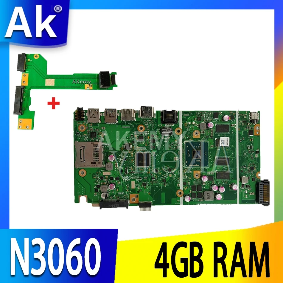 Akemy для ASUS VivoBook Max X541NA-PD1003Y материнская плата ноутбука X541NA X541N Тест 100% OK N3060 CPU 4 Гб RAM |