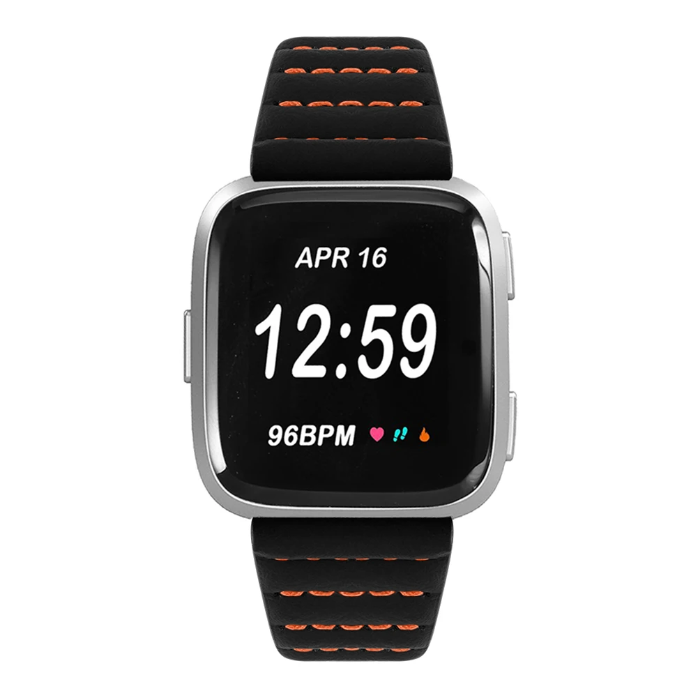 Кожаный ремешок для часов на замену браслет ремень для FitbitVersa Смарт часы XR649