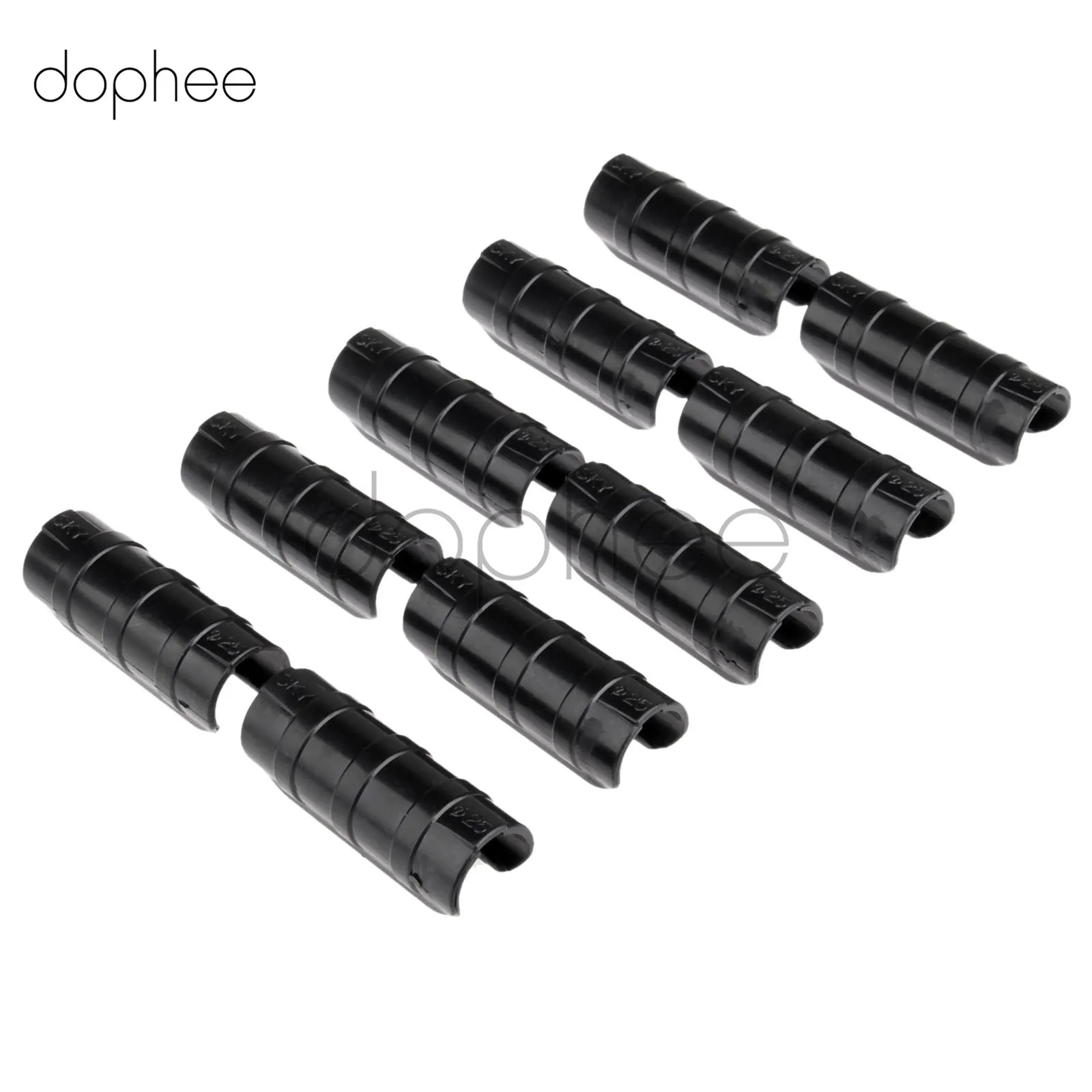 Dophee 10 шт. трубка рамы теплицы и зажим для пленки соединитель Комплект затеняющие