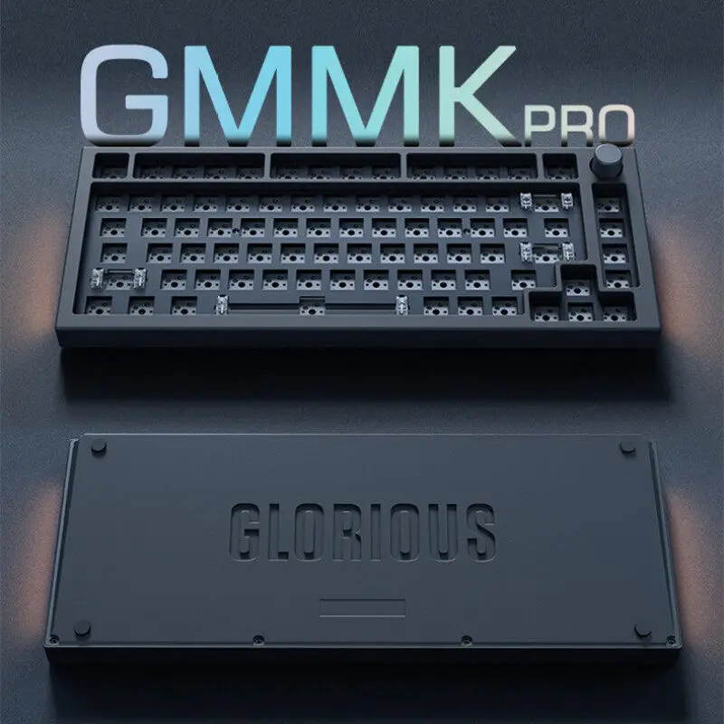 Комплект клавиатуры GMMK Pro 75% с горячей заменой из алюминиевого сплава ЧПУ