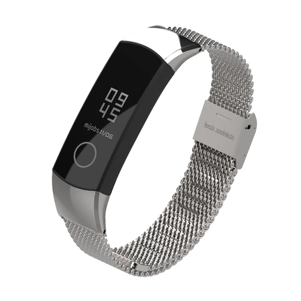 FIFATA модный металлический ремешок на руку для huawei Honor band 4 ремешки для часов для Honor 5 Смарт сменный ремешок для наручных часов ремешок аксессуары