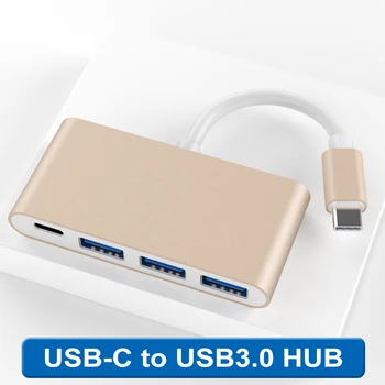 

4 in 1 USB 3.1 Type C to USB HUB with DP charging for Macbook application usb hub ноутбук планшет флешка Планшеты أجهزة الكمبي