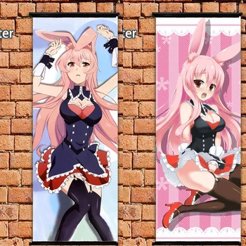 

Anime Poster Problem children are coming from another world Kurousagi Wall Scroll Painting Art Prints Home Room Decoration otaku