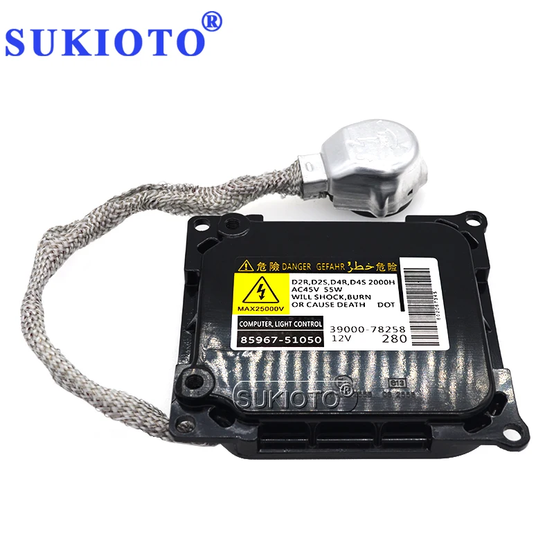 SUKIOTO By DHL D4S D4R HID Xenon Headlight Ballast KDLT003 DDLT003 85967-52020 35W 55W D2S D2R OEM Ballast For Auto Headlamp Kit (2)
