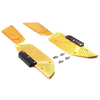

Pedal Footrest Motorcycle Front & Rear Footboard Motorcycle Foot Pedals for Yamaha TMax TMax530 T Max 530 2017 2018