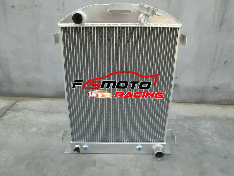 Алюминиевый радиатор 62 мм 3 ряд 1932 для FORD HI-BOY двигатель Chevy Grill Shell 32 AT/MT