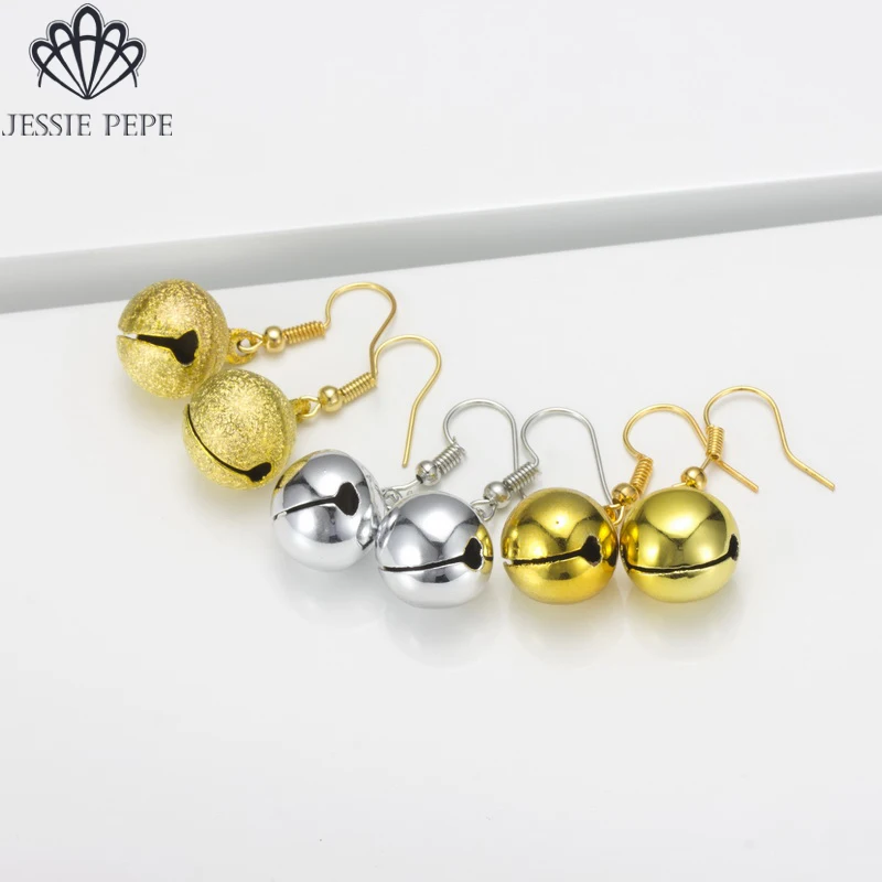 

Jessiepepe 2019 Summer New Arrival 3 Colors Bell Drop Earrings Fashion Jewelry Hairball Earrings Gift For Her #CP006