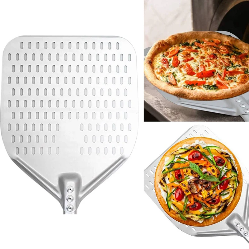 Dural Punching Pizza Shovel Connecting Thick Oven Flipping and Transferring 16-Inch Handle | Дом и сад