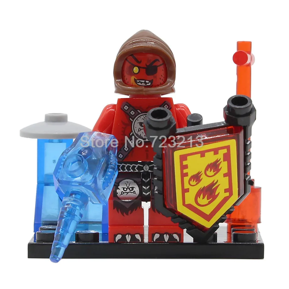 Одна совместимых Nexoed Knights замок фигурка воинов мультфильм строительные блоки наборы модели Кирпичи игрушки для детей
