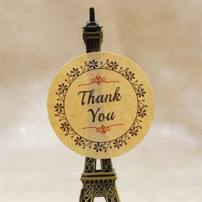 Guirlanda com Obrigado Adesivos para Embalagem Lote Alta Qualidade Scrapbooking Papel Faça Você Mesmo Presente Adesivo Kraft Decorações 1200 Pçs - 9 diy presente adesivo guirlanda com obrigado você
