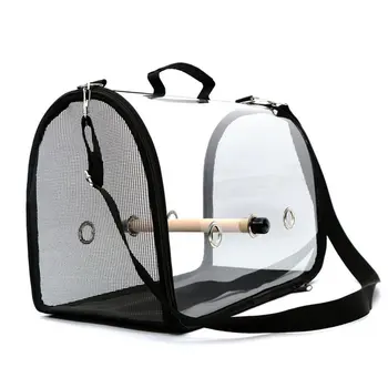 

Bird Travel Cage Outer Cage Travel Cage Pvc Transparent Bird Cage Breathable Bird Cage Parrot Handbag Backpack