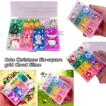

Making Kits Supplies For Slime Stuff Charm Christmas Slime DIY Handmade Color Foam Ball Material Set Cloud Slime