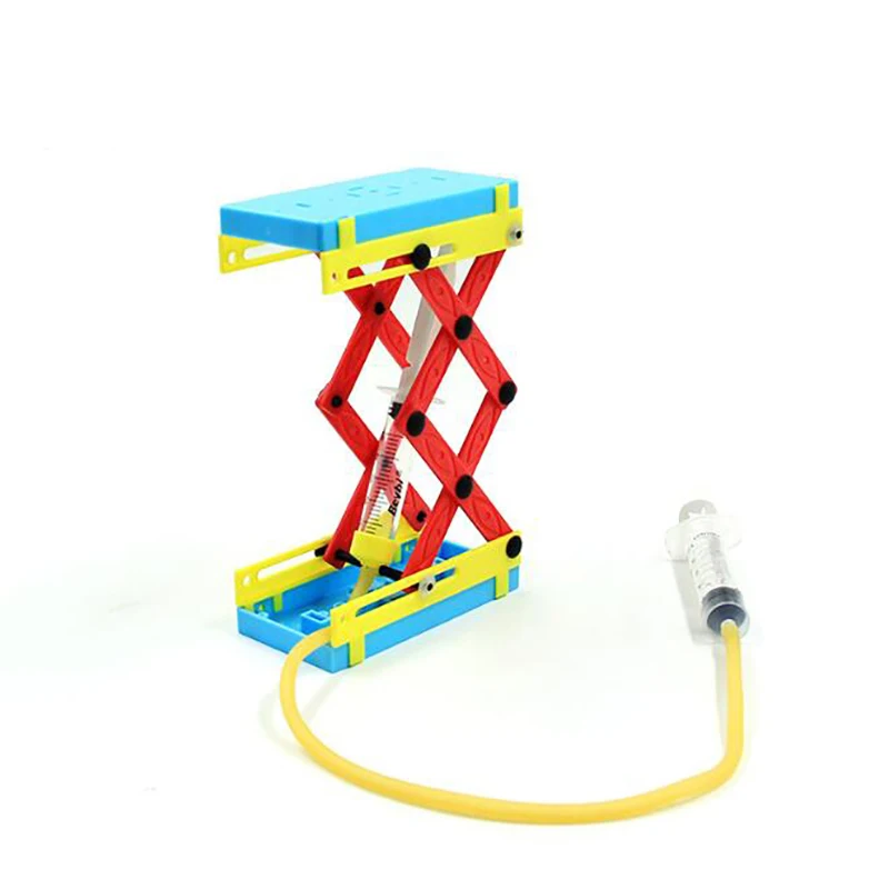 DIY гидравлический платформенный ножничный подъемный стол игрушка модель