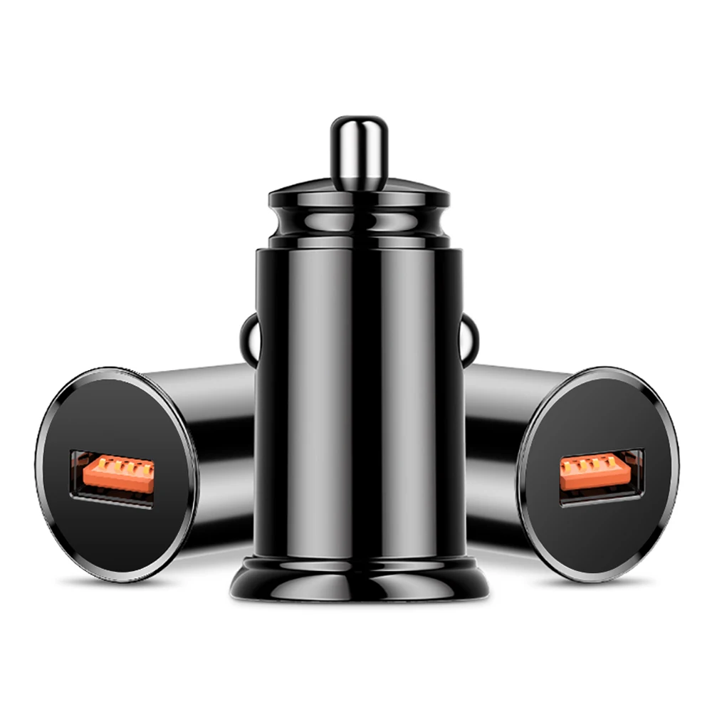 Quick Charge 3.0 single USB Car Charger For Xiaomi mi 9 Huawei P30 Pro QC3.0 QC 3A Fast Mobile Phone | Мобильные телефоны и
