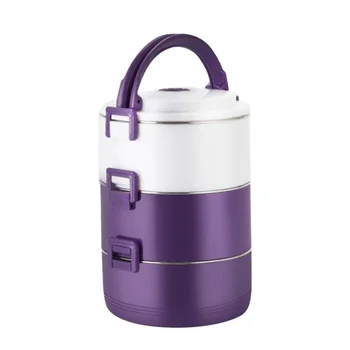 

1Pc Food Holder Stainless Steel Insulated Portable Thermal Creative Food Container for Traveling