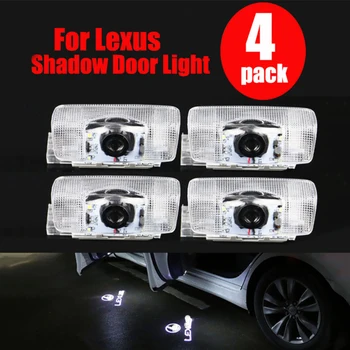

4x Door Courtesy Ghost Shadow Light welcome light for Lexus ES IS LS LX RX SC GS GX Laser Logo