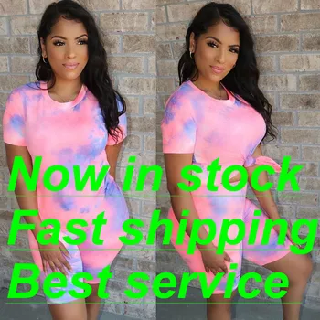 

Womens 2PCS Yoga Gym Short Sleeve T Shirt Tops Biker Workout High Waist Shorts Tracksuit Sports Outfit