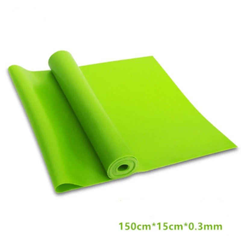 Women's Yoga Stretch Belt Waist Leg Exercise Resistance Band Fitness TPE Yoga with Strength Training