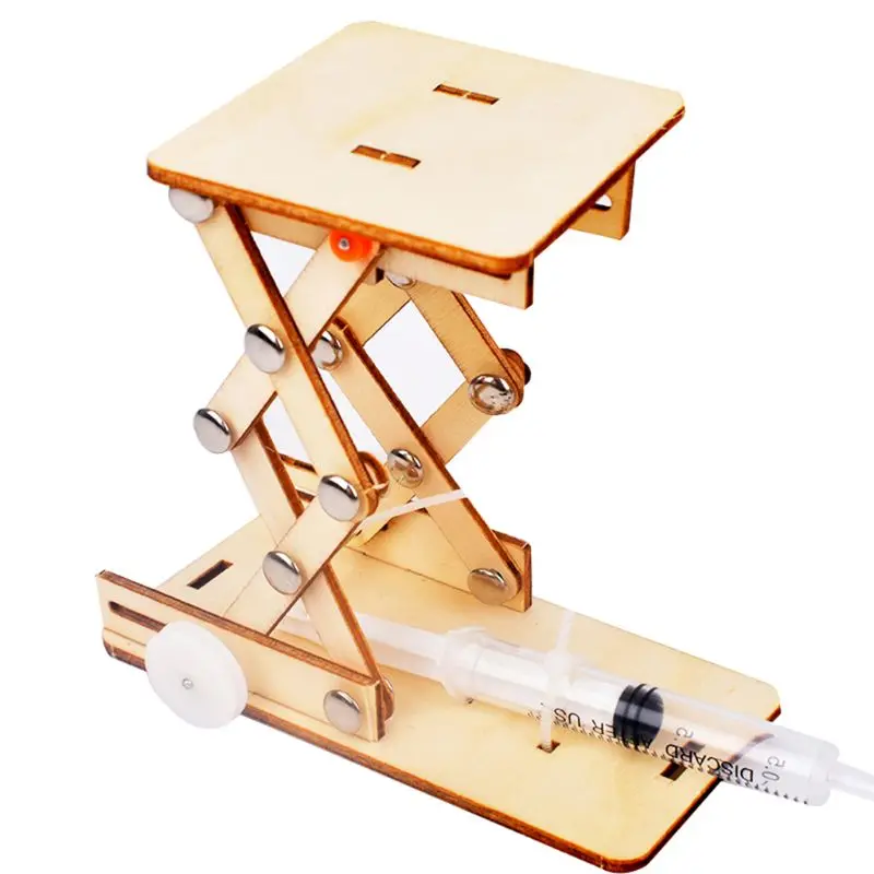 

Kids Scientific Toys Puzzle Hydraulic Experiment Lift Table Projects Physics Tea