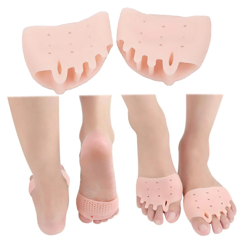 2x Hallux Valgus Corrector Orthotic Bone Spurs Toe Separators Pad Feet Cover