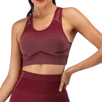 

Women Running Sport Bras Sleeveless U Neck Hollow Out Breathable Bra Lady Gym Fitness Bodycon Stretchy Tank Top