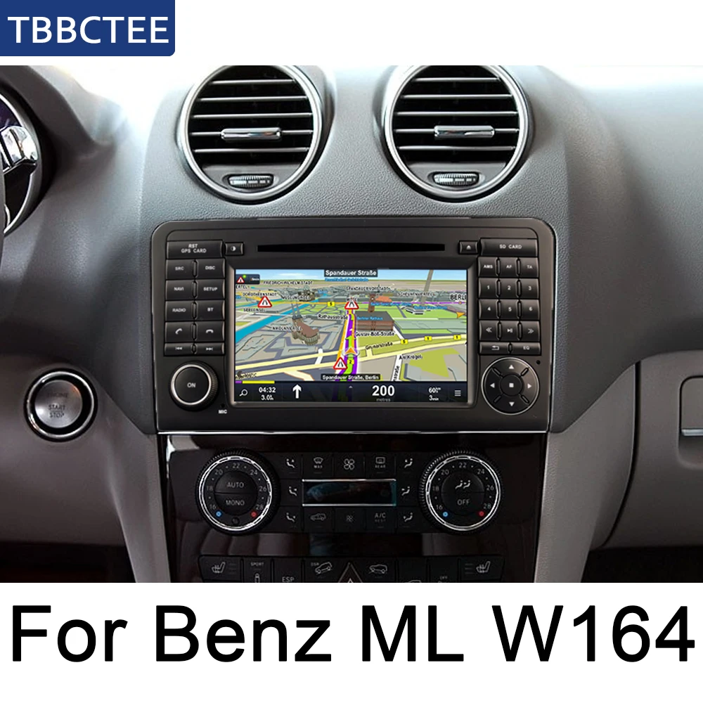 Для Mercedes Benz ML Class W164 2005 ~ 2012 NTG Авто dvd плеер gps навигация автомобиля Android