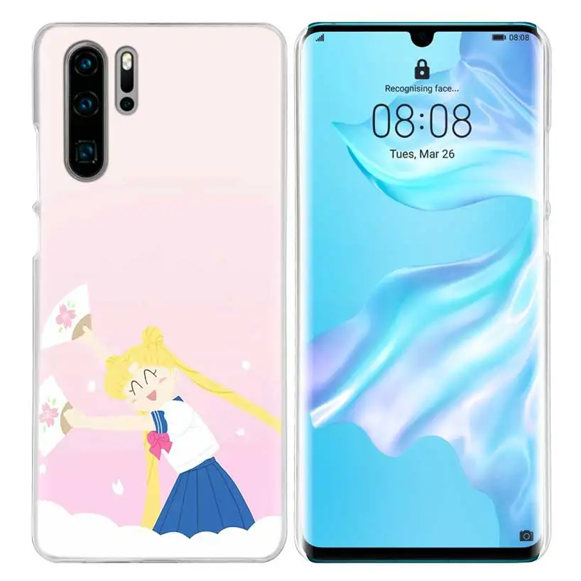 05 Сейлор Мун Аниме Чехол для девушек для huawei mate 30 20 10 P20 P30 Lite Pro P Smart Y9 Prime Honor 8A 8X 10i PC Чехлы для телефона - Цвет: 05