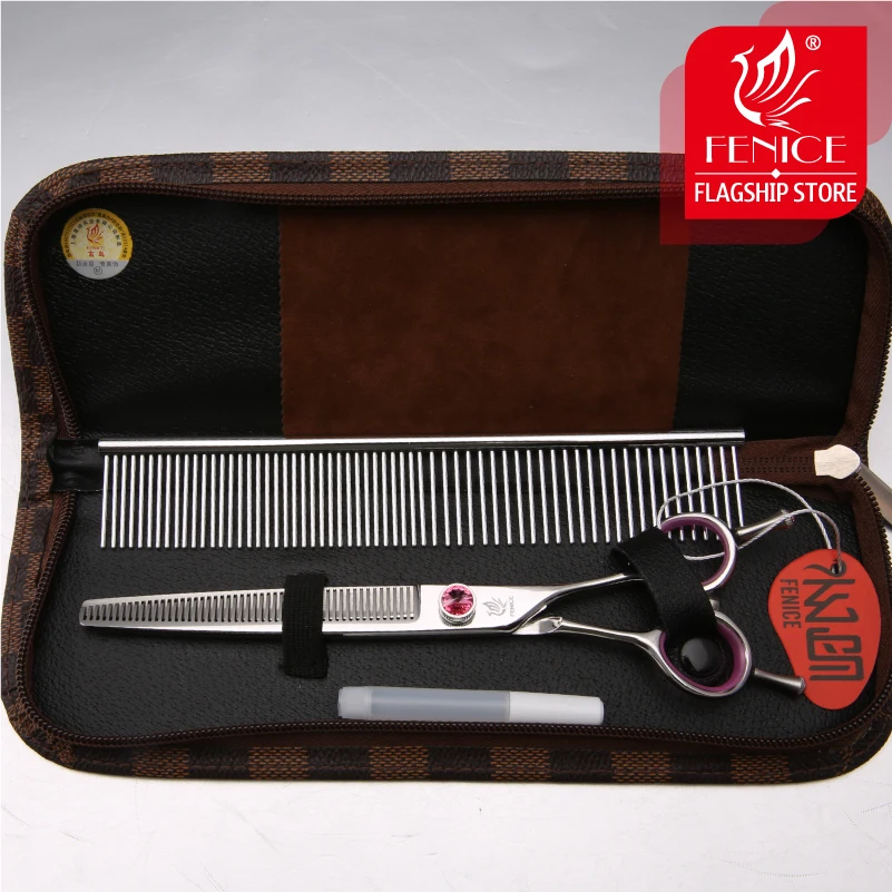 Профессиональные японские ножницы для груминга собак Fenice 440C 6 5 75 7 25 дюйма