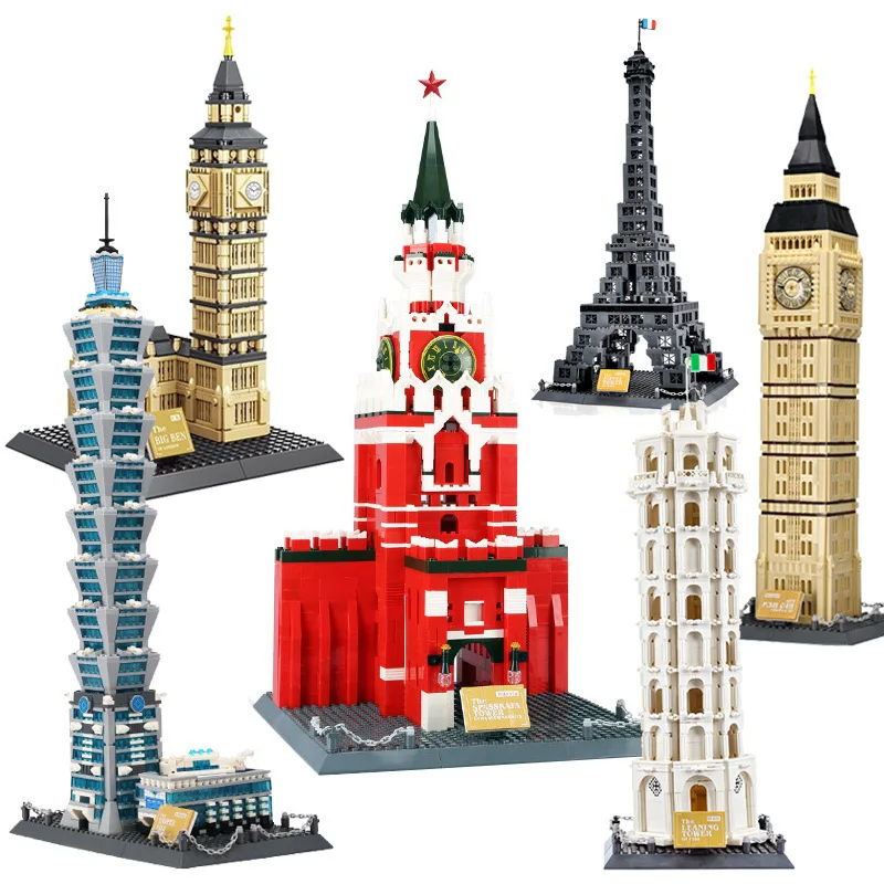 

Million skyview Cubic Fight Inserted Plastic Assembling Building Blocks 3D Model Famous Architecture Children'S Educational Toy