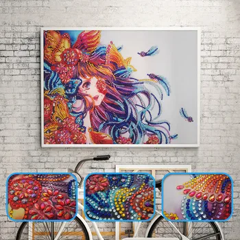 

Diamond painting 5D DIY cartoon character beautiful girl special tree crystal diamond tree decoration with diamond painting
