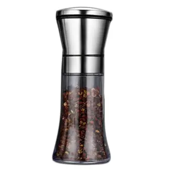 

Manual Pepper Grinder Stainless Steel Coarseness Adjustable Salt Spice Mill Tool Q0KD