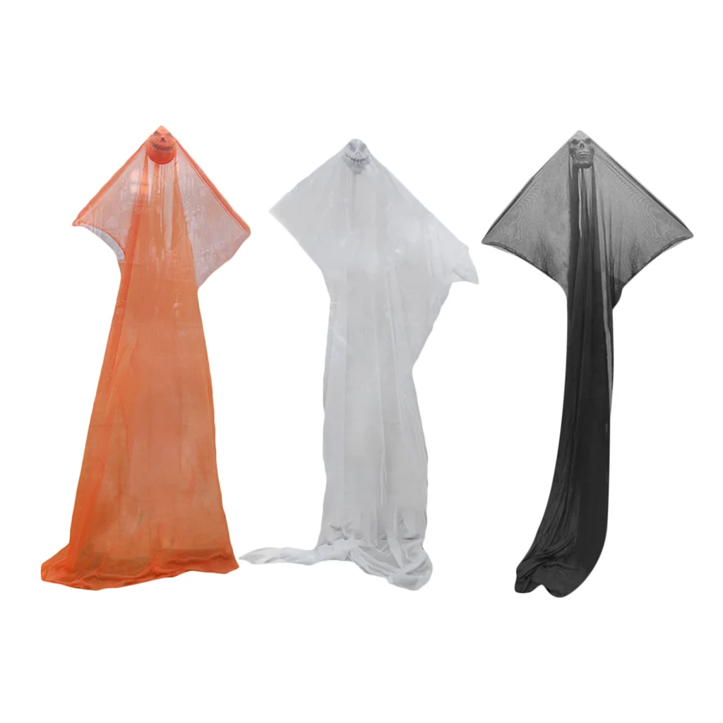 Creepy Hanging Ghost Skull Prop Halloween Party Haunted Holloween Decoration 3m*2m