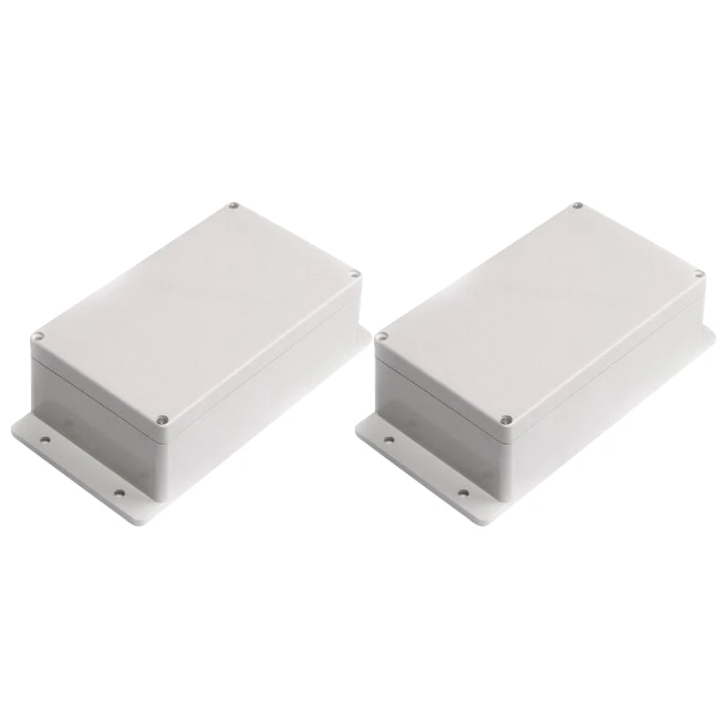 2Pcs Electrical Boxes ABS Plastic Waterproof Electronic Project DIY Junction Box Enclosure Case 200X120X75mm | Обустройство дома