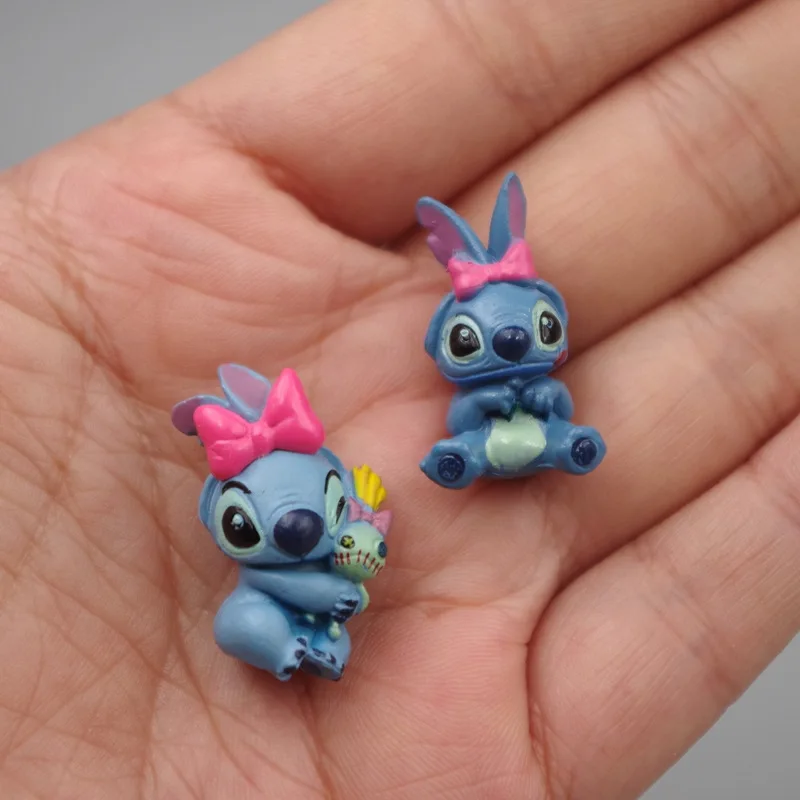 

24piece 2.3cm Lilo and Stitch the cute stitch microlandschaft figures toys Lovely cartoon stitch model toys