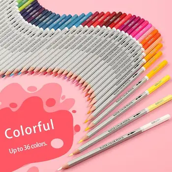 

24/36/48 Colors 1set Watercolor Pencils Art Set Drawing Painting Supplies Lapices De Colores Madera Oil Color Pencils Set