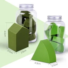 10 шт. губка для макияжа профессиональная косметическая мягкая женская Губка для макияжа контур основания губки для лица