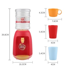 Mini fontaine à boire méthode Montessori, distributeur d'eau éducatif pour enfants, dispositif de Simulation, jouet de cuisine, cadeau pour enfants 