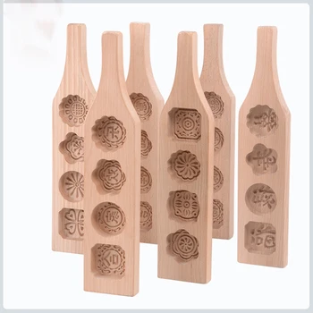 

Mung Bean Cake Ice Skin Mid-Autumn Moon Cake Mold Household Bakeware Hand-pressing Baking Tools Mold Kitchen Accessories