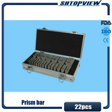 22 шт Призма бар набор с Алюминиевый Чехол Оптический Призма набор