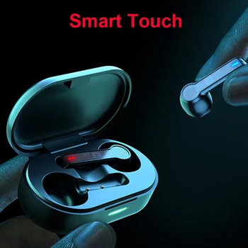 

Strong Bass TWS Wireless Headset Smart Touch Noise Reduction for Music Wireless Sport Earphones Blue Black White Pk I1000