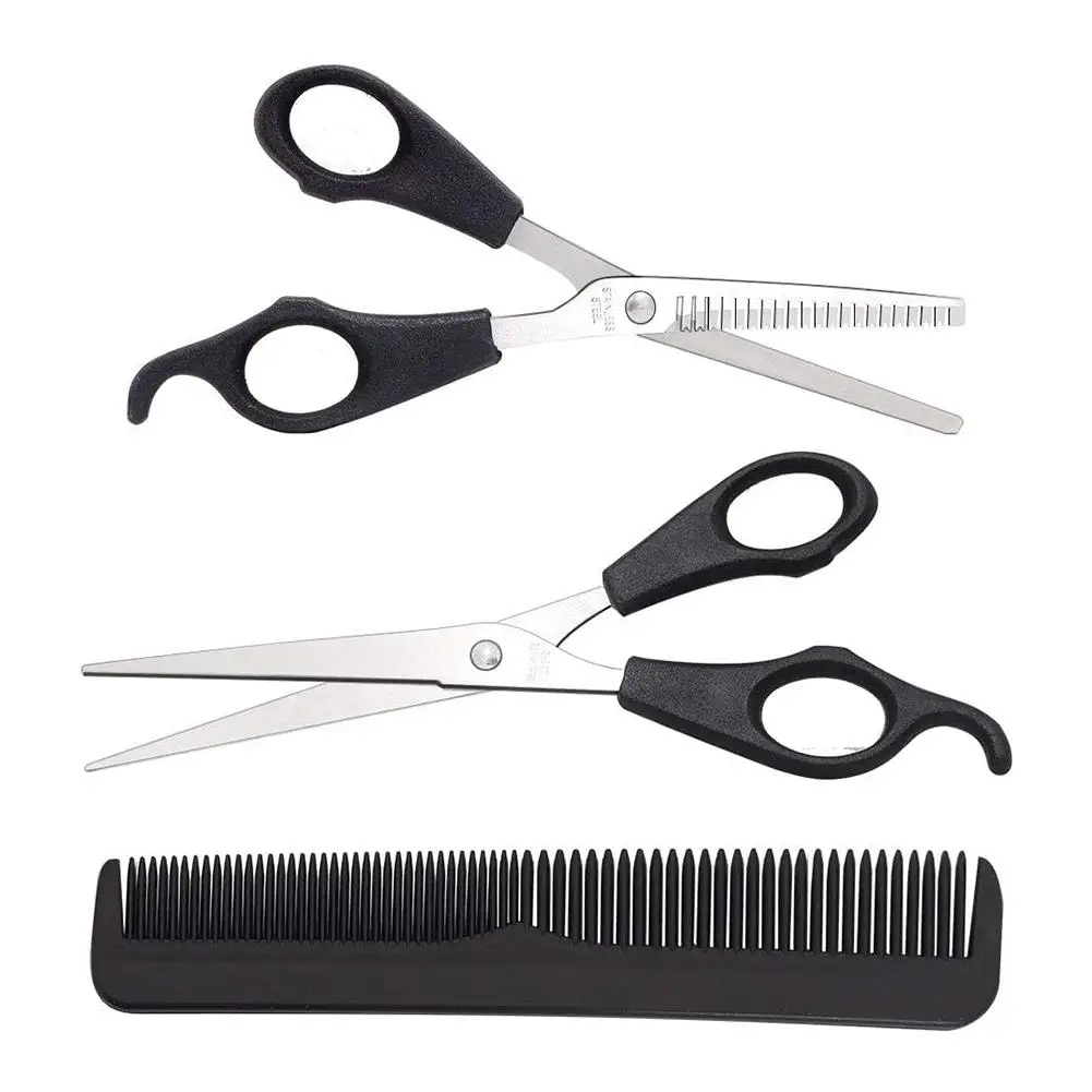 barber scissors and comb set