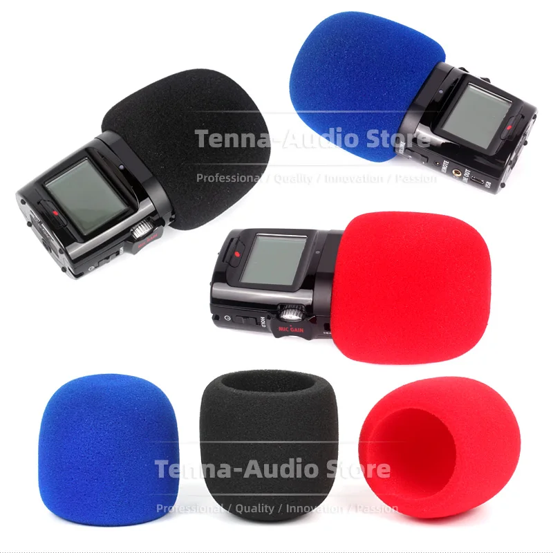 para Zoom H2n h h2 n Gravador à Prova de Vento Microfone Gravação Brisa Filtro Pop Pára Brisas Esponja Mic Capa Espuma - Image 5