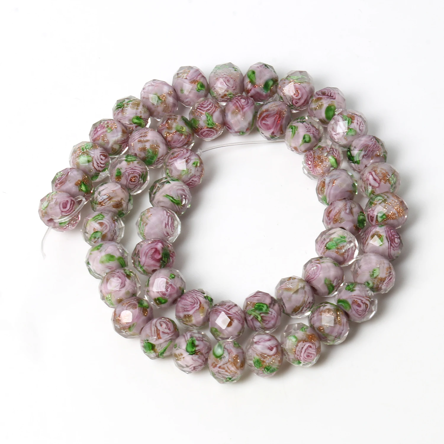 Perles Rondes En Cristal Milflores 10 Mm, Lot De 16, Couleurs Mélangées