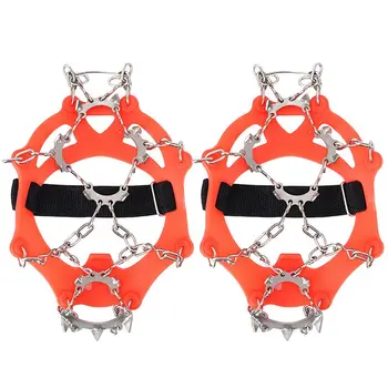 

Unisex High-quality Stainless Steel 13-tooth Sports Mountaining Anti-slip Crampons Shoes Cover Hot Sale Newest